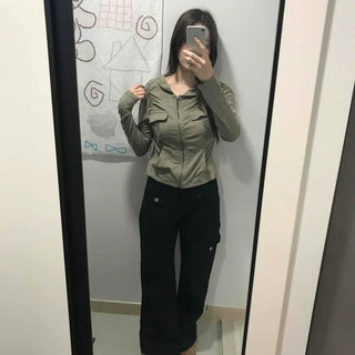 Simple Minimal Slim Bootcut Long Pants