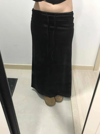 Slim Bodyfit High-Waisted Knit Mermaid Long Skirt