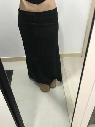 Slim Bodyfit High-Waisted Knit Mermaid Long Skirt
