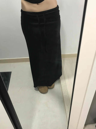 Slim Bodyfit High-Waisted Knit Mermaid Long Skirt