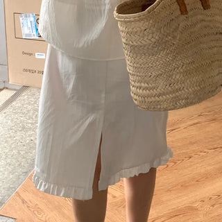 Kari Lace Midi Skirt