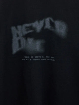 Kuma Never Die Print Boxy T-shirt