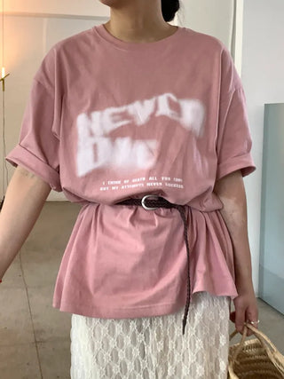 Kuma Never Die Print Boxy T-shirt