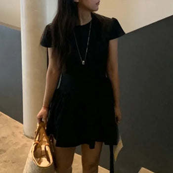 Reco Princess Line Feminine Mini Dress