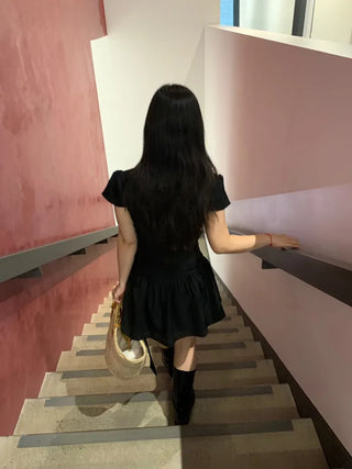 Reco Princess Line Feminine Mini Dress