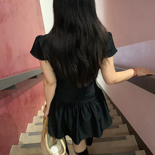 Reco Princess Line Feminine Mini Dress