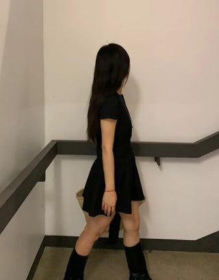 Reco Princess Line Feminine Mini Dress