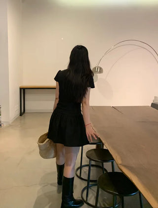 Reco Princess Line Feminine Mini Dress