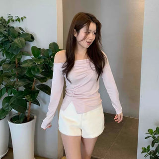 Soft Daily High-Waisted A-Line Shorts