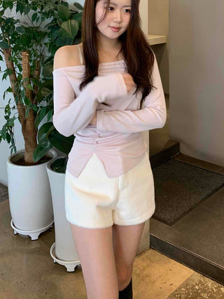 Soft Daily High-Waisted A-Line Shorts
