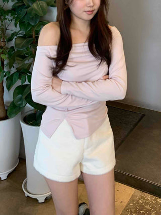 Soft Daily High-Waisted A-Line Shorts