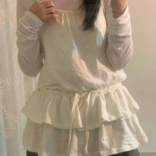 Frill Ruffle Tiered Sleeveless Top