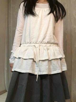 Frill Ruffle Tiered Sleeveless Top