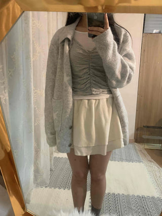 Delicate Fit Double Frill Tennis Mini Skirt
