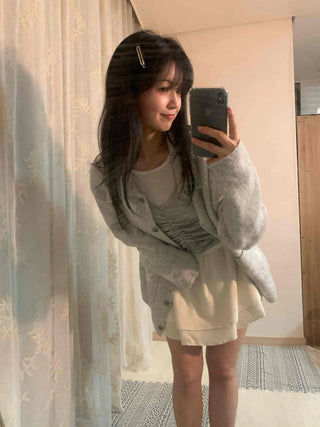 Delicate Fit Double Frill Tennis Mini Skirt