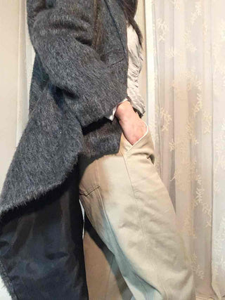 Big Collar Fluffy Buckle Short Quilted Padded Coat