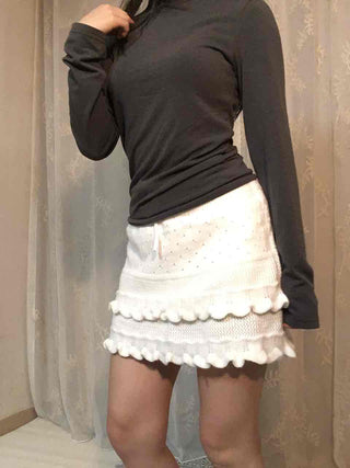 Stretch Cozy Fit High Neck Soft Layered Long Sleeve T-shirt