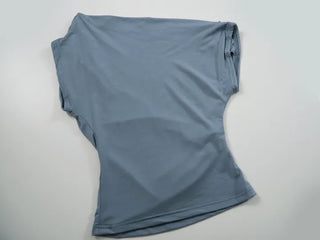Rodi Asymmetrical Off-Shoulder Stretchy T-Shirt