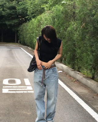 Rodi Asymmetrical Off-Shoulder Stretchy T-Shirt