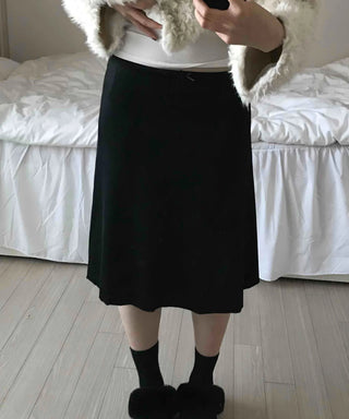 Cozy Fur Oversized Crop Cardigan and Midi Skirt Set