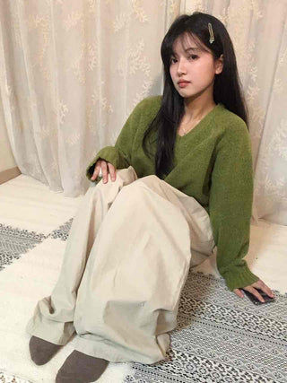 Soft Delicate Fit Balloon Wide Cotton Pants