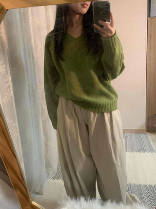 Soft Delicate Fit Balloon Wide Cotton Pants