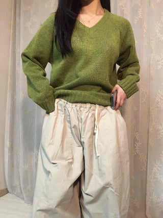 Soft Delicate Fit Balloon Wide Cotton Pants