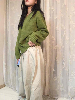 Soft Delicate Fit Balloon Wide Cotton Pants
