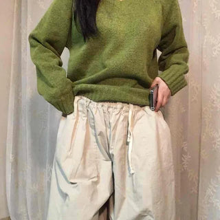 Soft Delicate Fit Balloon Wide Cotton Pants