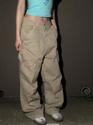 Zimo Vintage Pocket Cargo Long Pants