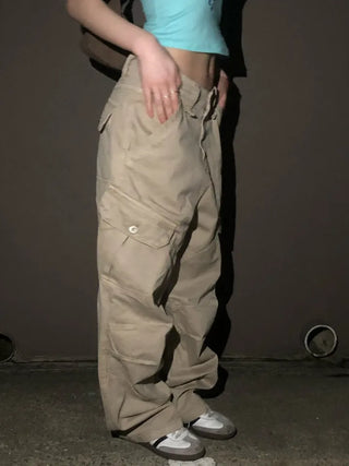 Zimo Vintage Pocket Cargo Long Pants