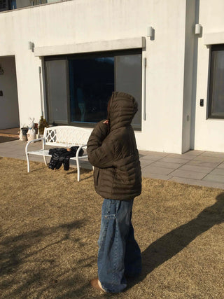 Vintage Washed Loose Fit Denim Long Pants