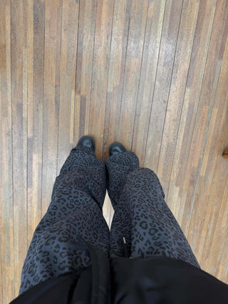 Daily Mood Leopard String Wide Jogger Pants