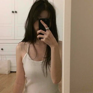 Daily Slim Fit Round Neck Ribbed Sleeveless