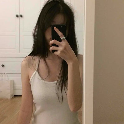 Daily Slim Fit Round Neck Ribbed Sleeveless
