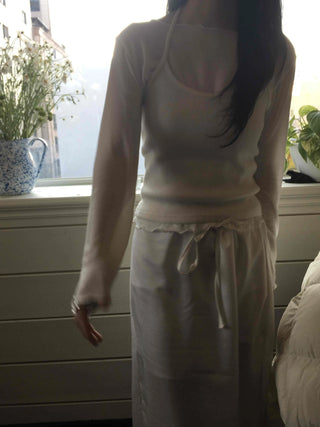 Daily Slim Fit Round Neck Ribbed Sleeveless