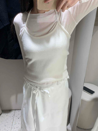 Daily Slim Fit Round Neck Ribbed Sleeveless