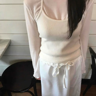 Daily Slim Fit Round Neck Ribbed Sleeveless