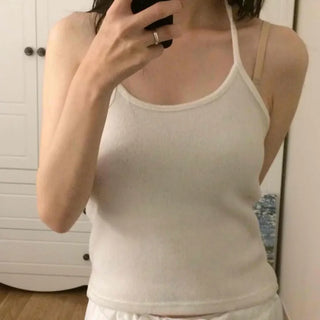 Daily Slim Fit Round Neck Ribbed Sleeveless