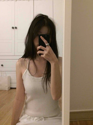 Daily Slim Fit Round Neck Ribbed Sleeveless