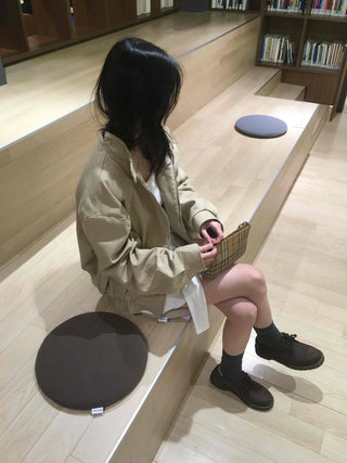Snap Button Ribbed Short Bomber Jumper
