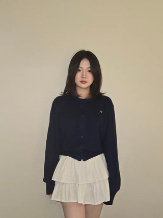 Round Pendant Avant Knit Cardigan