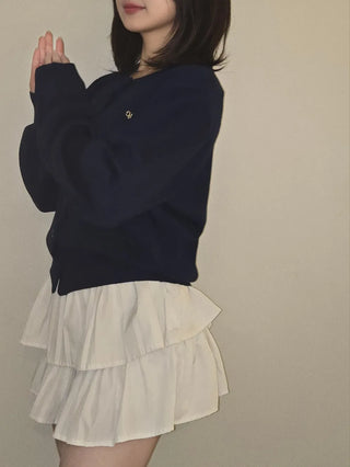 Round Pendant Avant Knit Cardigan