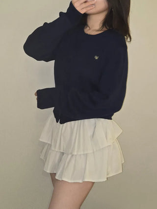 Round Pendant Avant Knit Cardigan