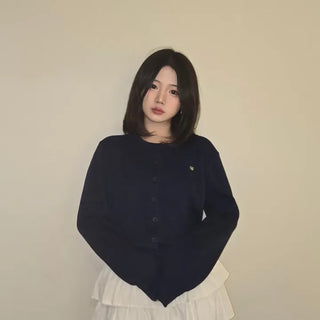 Round Pendant Avant Knit Cardigan