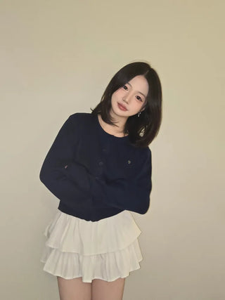 Round Pendant Avant Knit Cardigan