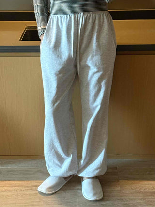 Relaxed Elastic Waist Balloon Training Long Pants