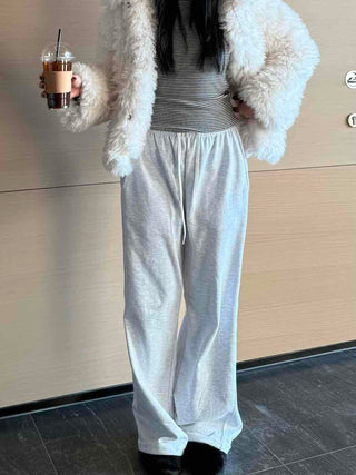 Relaxed Elastic Waist Balloon Training Long Pants
