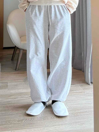 Relaxed Elastic Waist Balloon Training Long Pants