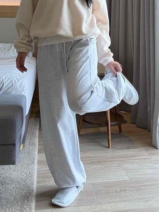 Relaxed Elastic Waist Balloon Training Long Pants